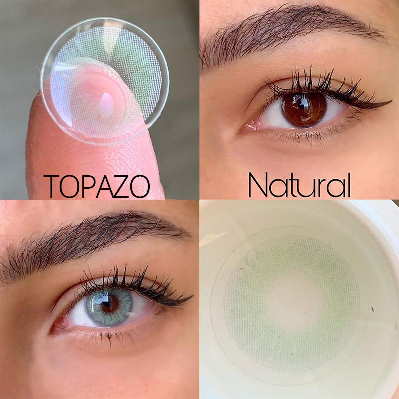 MYEYEBB Hid II Topazio Prescription Men Colored Contact Lenses - image 5