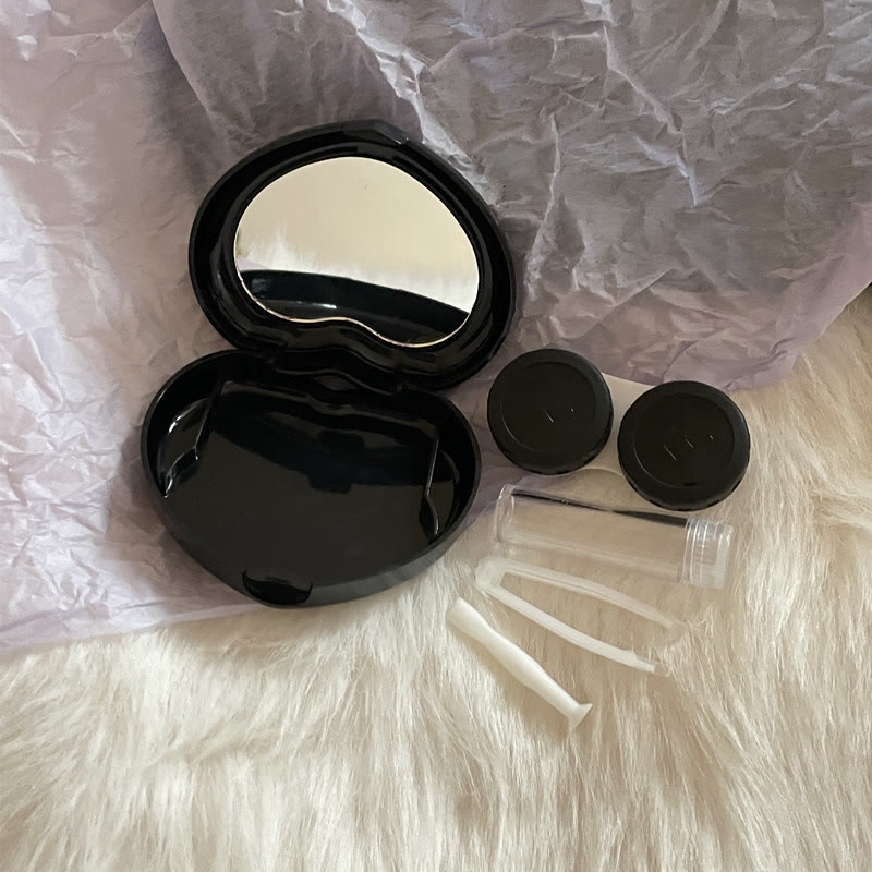 MYEYEBB Love Heart Color Contact Lens Case-MYEYEBB