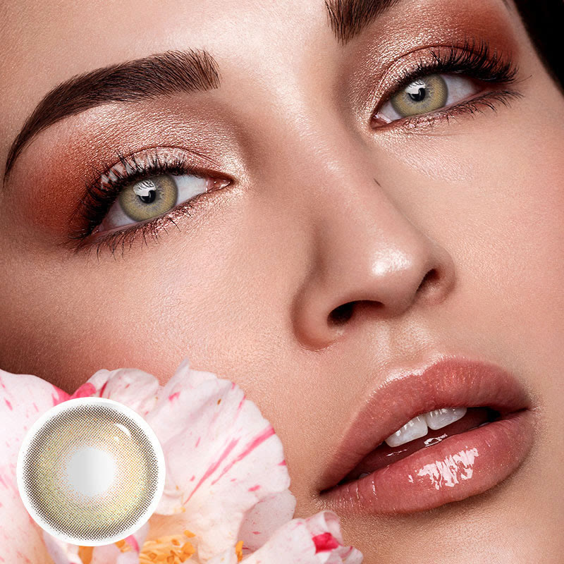 MYEYEBB Dream Bubble Brown Prescription Colored Contact Lenses - image 2