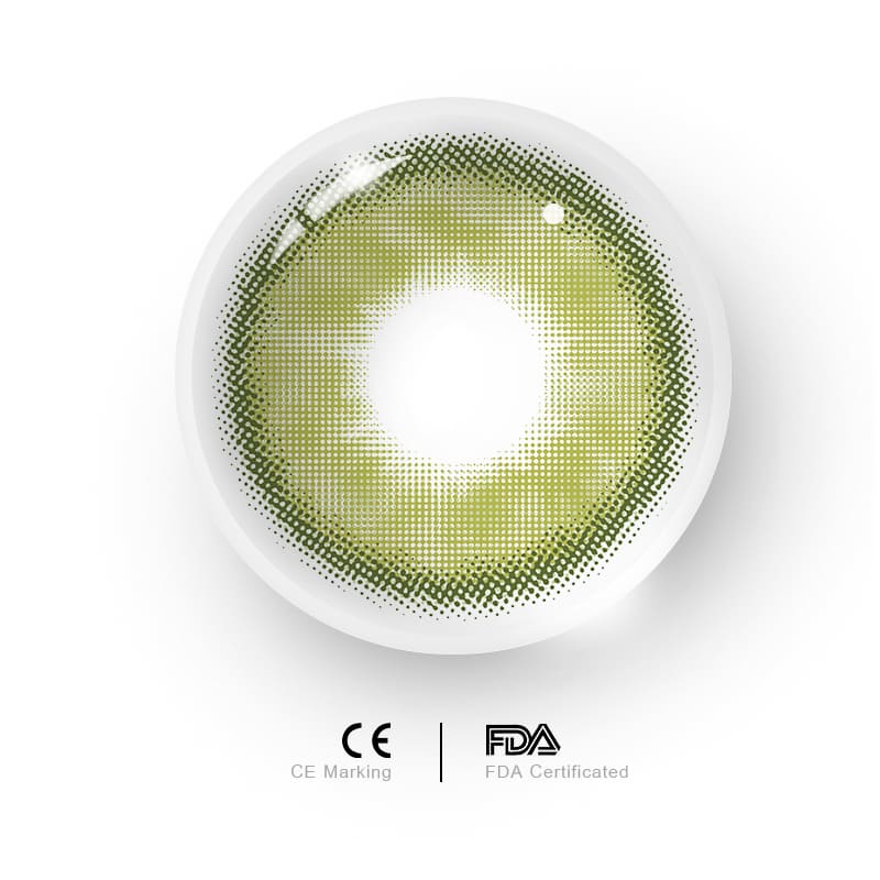 MYEYEBB Silvana Green Prescription Colored Contact Lenses - image 12
