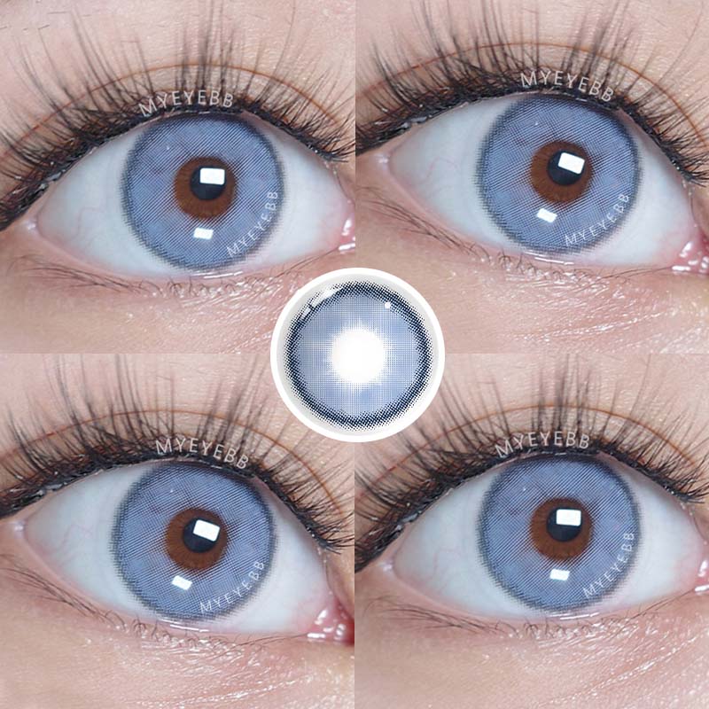 MYEYEBB Silvana Blue Prescription Colored Contact Lenses - image 8