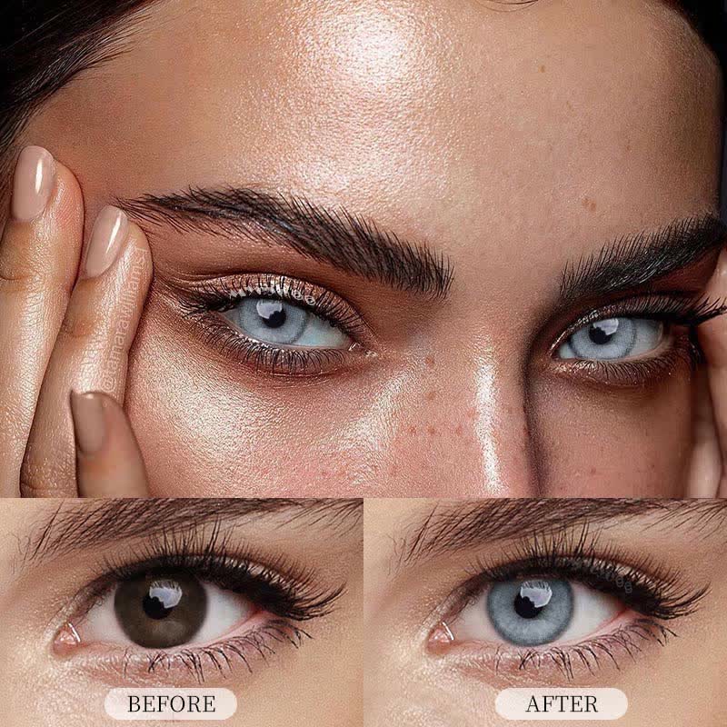 MYEYEBB Jiggle Ring Blue Prescription Colored Contact Lenses - image 4