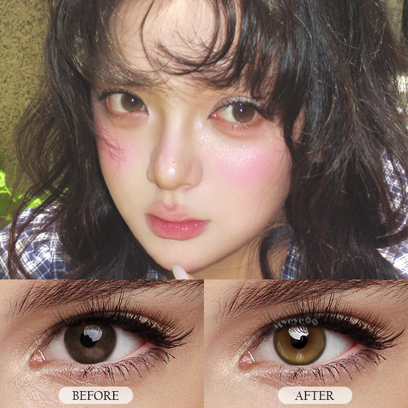 MYEYEBB Maple Hazel Brown Colored Contact Lenses | 6 Months - image 6