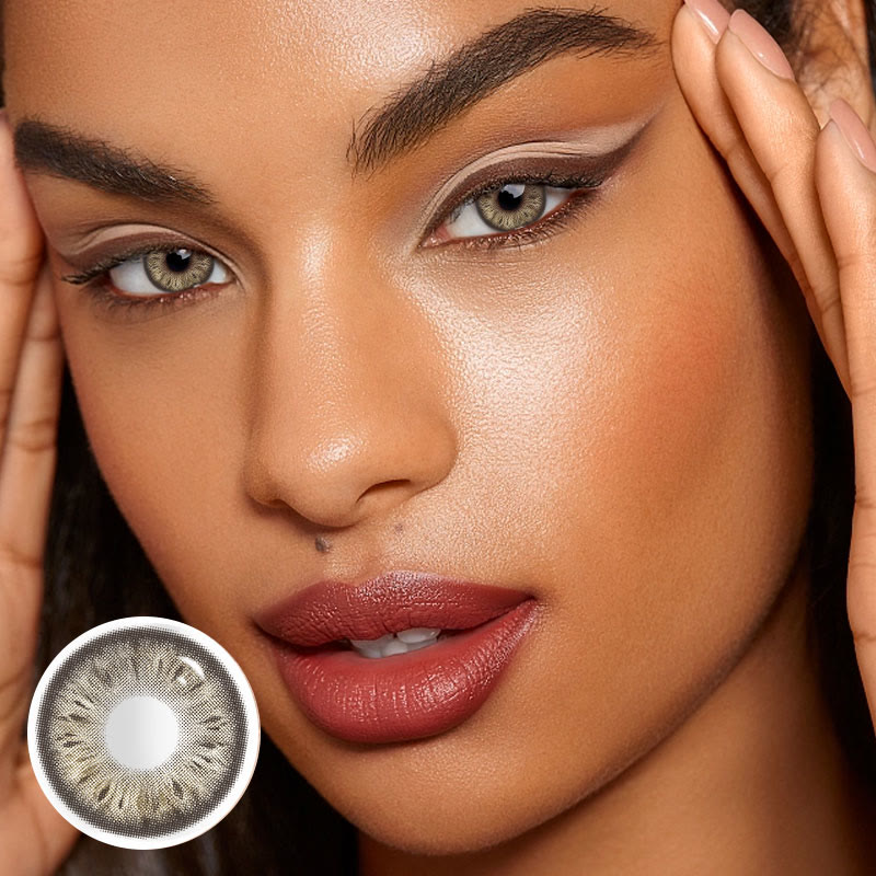 MYEYEBB Cocoa Brown Prescription Colored Contact Lenses - image 2