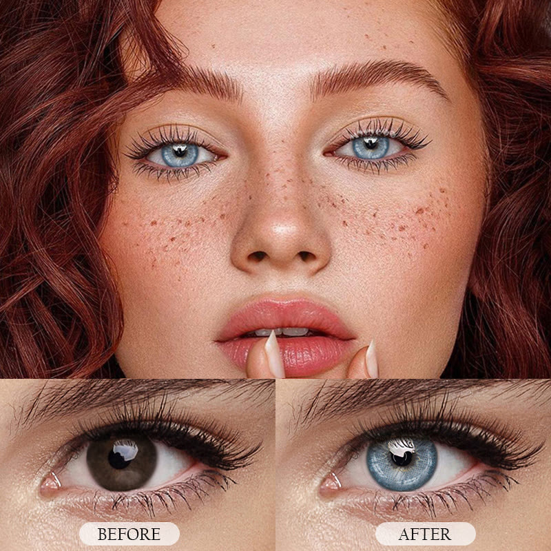 MYEYEBB Sydney Blue Prescription Colored Contact Lenses - image 5