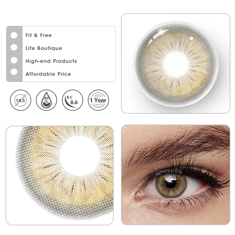MYEYEBB Pro Neo Sunflower Brown Colored Contact Lenses - image 9