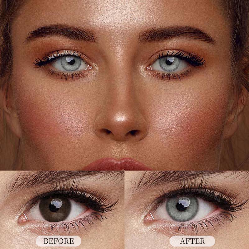 MYEYEBB Jiggle Ring Grey Prescription Colored Contact Lenses - image 4