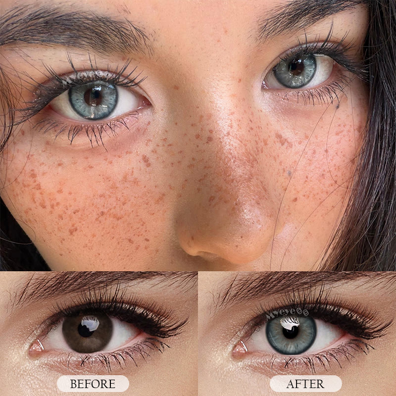 BlueEyesページ MYEYEBB Coastal Blue Colored Contact Lenses | 6 Months