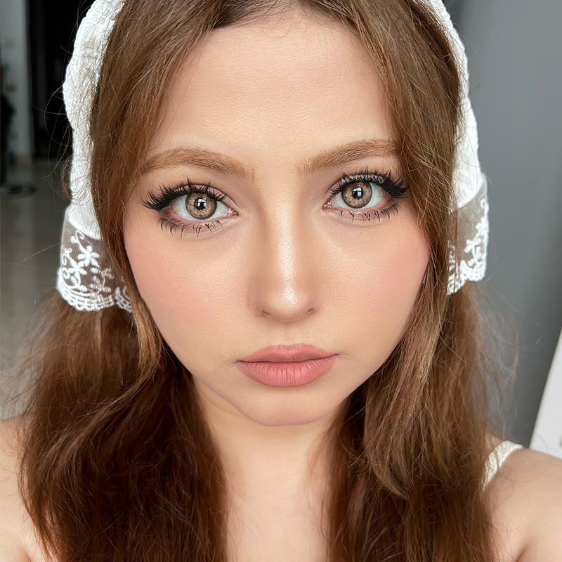 MYEYEBB Wildcat Iris Brown Colored Contact Lenses-MYEYEBB