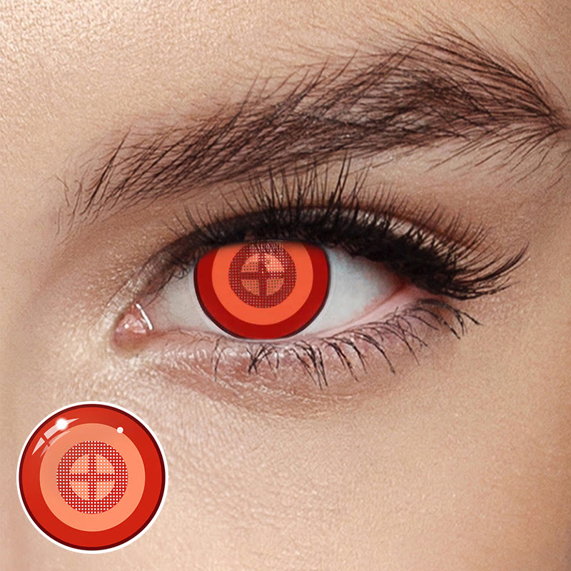 MYEYEBB Blind Chainsaw Man Powerd Cosplay Colored Contact Lenses-MYEYEBB
