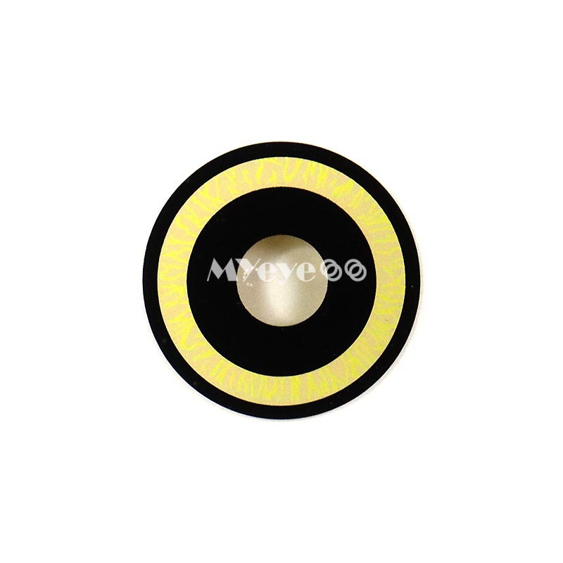 MYEYEBB Nebulos Yellow Cosplay Colored Contact Lenses - image 15