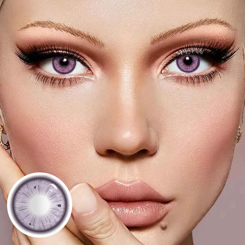 MYEYEBB Fruit Violet Colored Contact Lenses-MYEYEBB