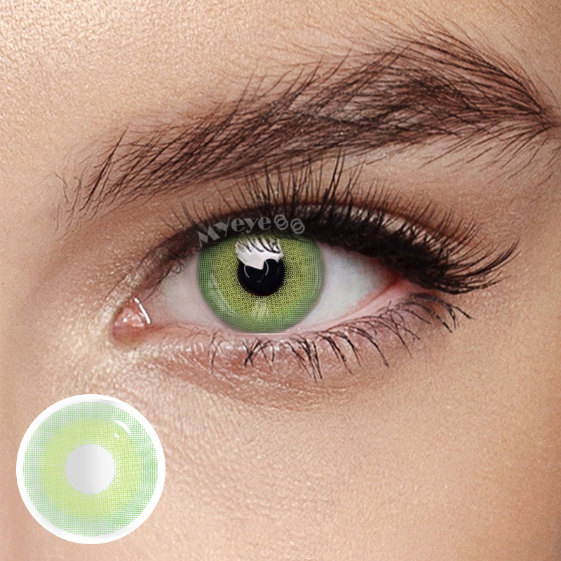 How to Achieving Beautiful Green Eyes By Green Contacts, by Colored  Contacts