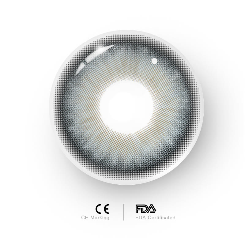 MYEYEBB Foxy Dark Grey  Colored Contact Lenses - image 10