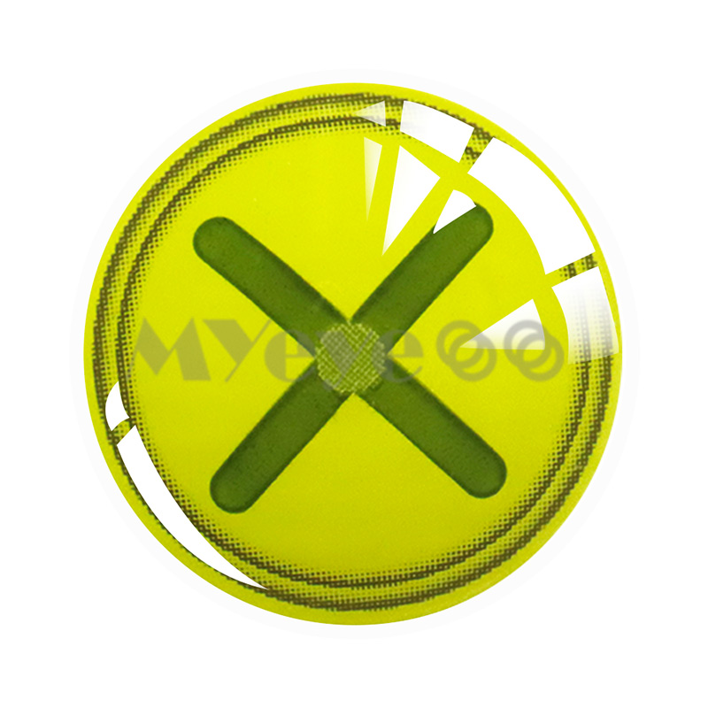 MYEYEBB Blind Button Eye Green Cosplay Colored Contact Lenses-MYEYEBB