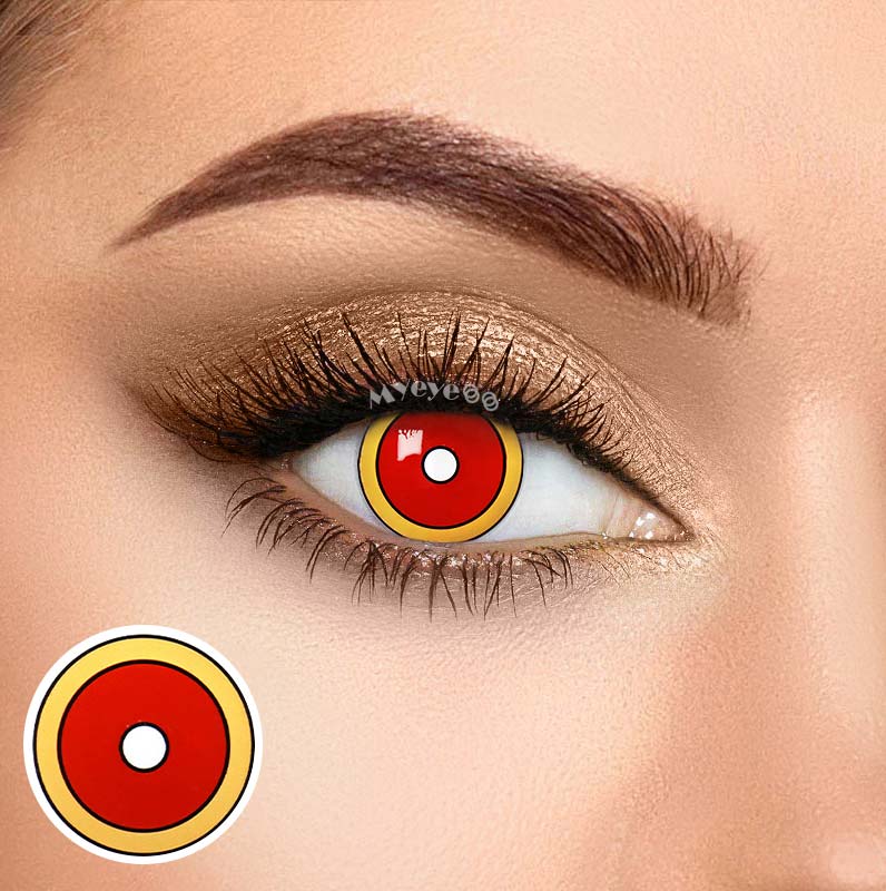 MYEYEBB Blind Rengoku Kyoujurou Cosplay Colored Contact Lenses-MYEYEBB