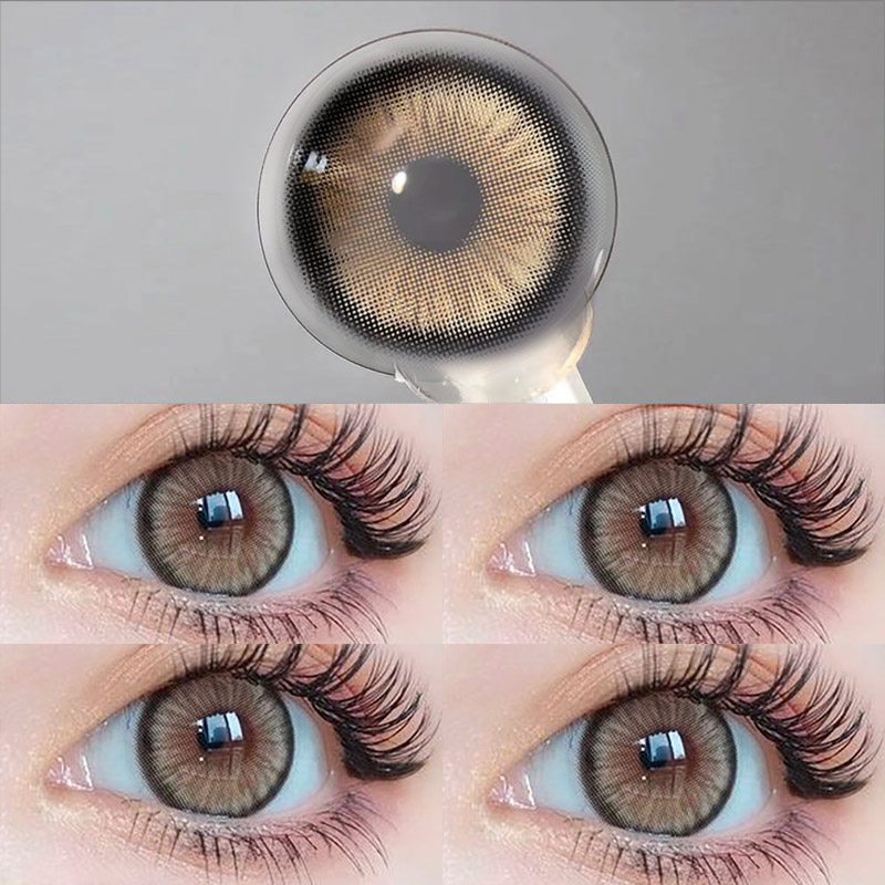 MYEYEBB Norko Brown Prescription Colored Contact Lenses
