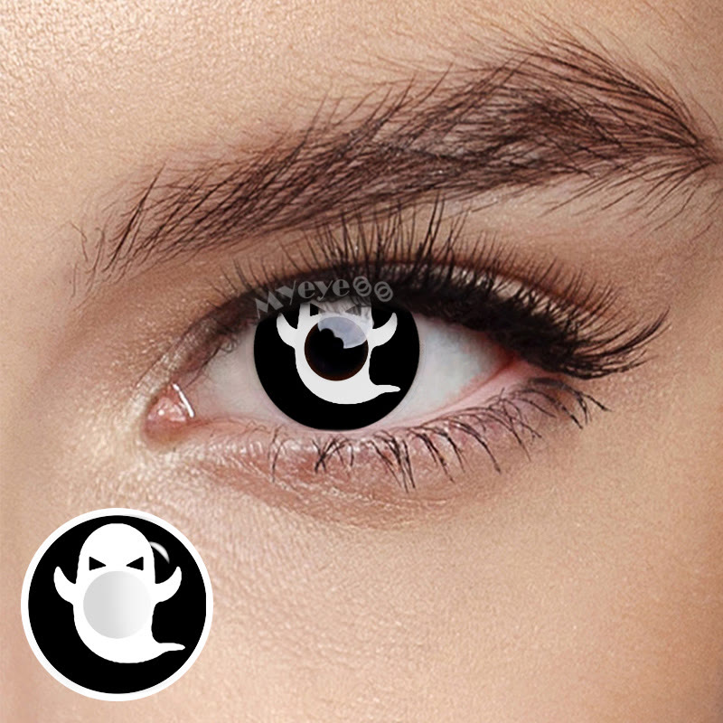 MYEYEBB Ghost Prescription Cosplay Colored Contact Lenses -MYEYEBB