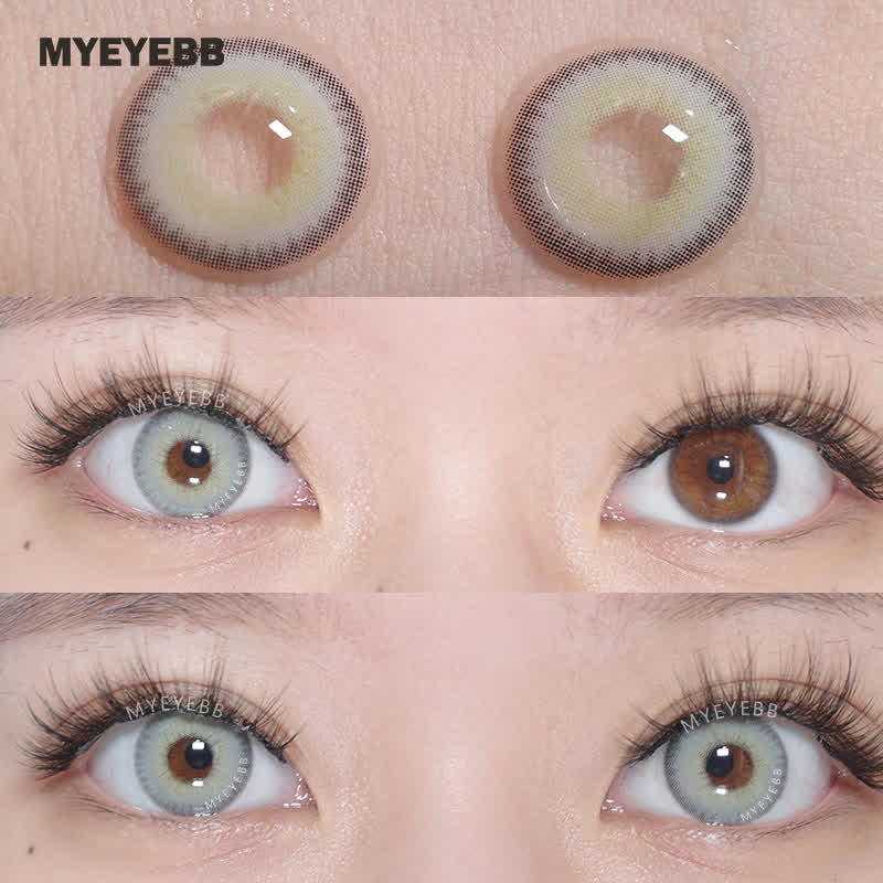 MYEYEBB Siren Blue Prescription Colored Contact Lenses - image 4