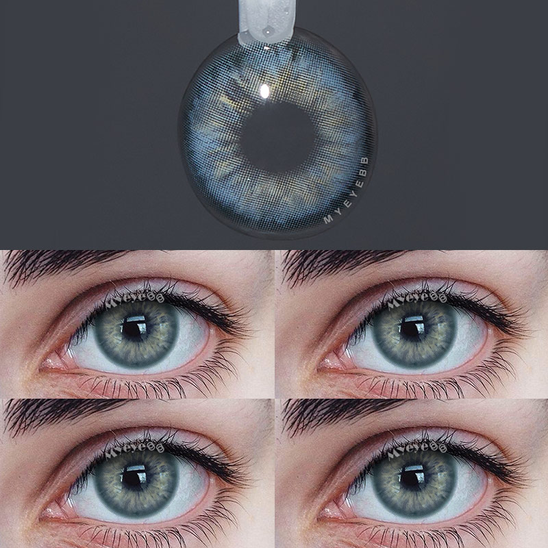 MYEYEBB Aegean Sea II Grey Prescription Colored Contact Lenses-MYEYEBB