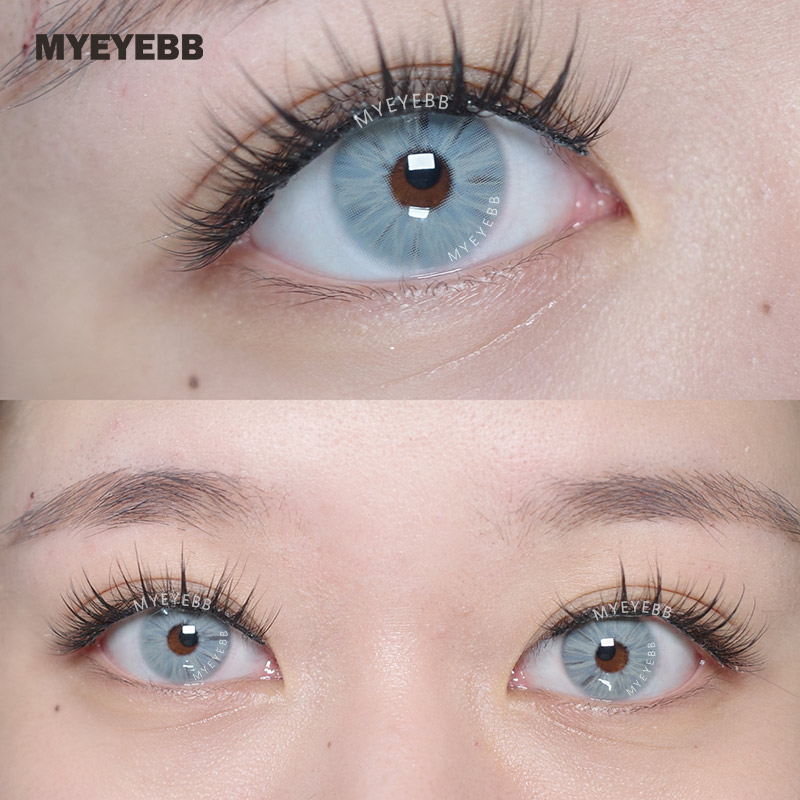 MYEYEBB Meta Blue Prescription Colored Contact Lenses - image 7