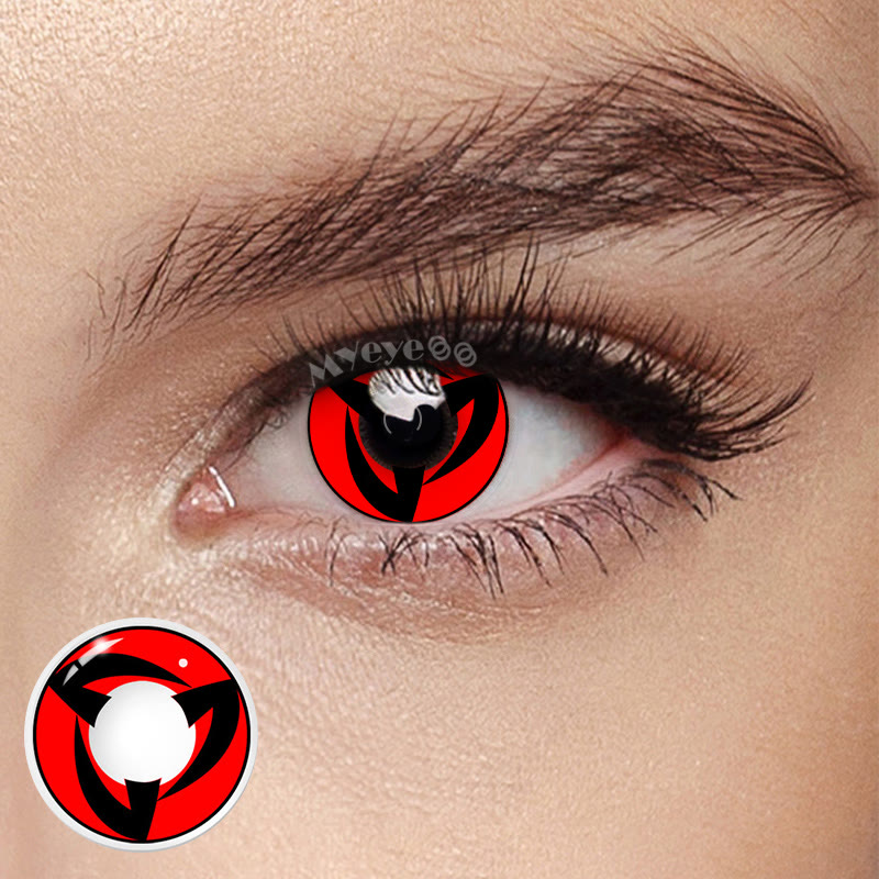 MYEYEBB Mangekyo Cosplay Colored Contact Lenses-MYEYEBB