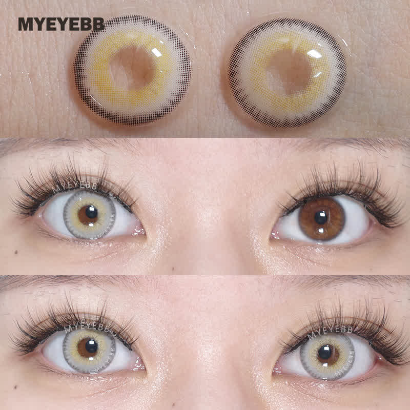 MYEYEBB Siren Grey Prescription Colored Contact Lenses - image 7