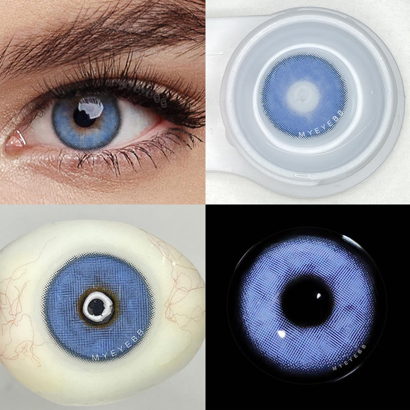 MYEYEBB Silvana Blue Prescription Colored Contact Lenses - image 6