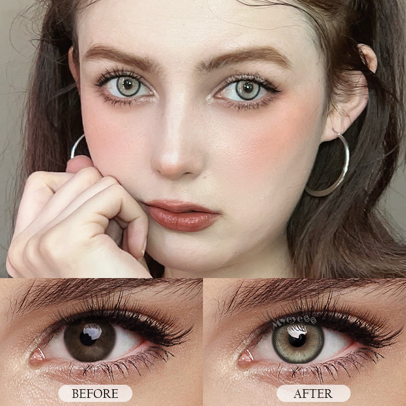 MYEYEBB Smoky Quartz Grey Colored Contact Lenses - image 5