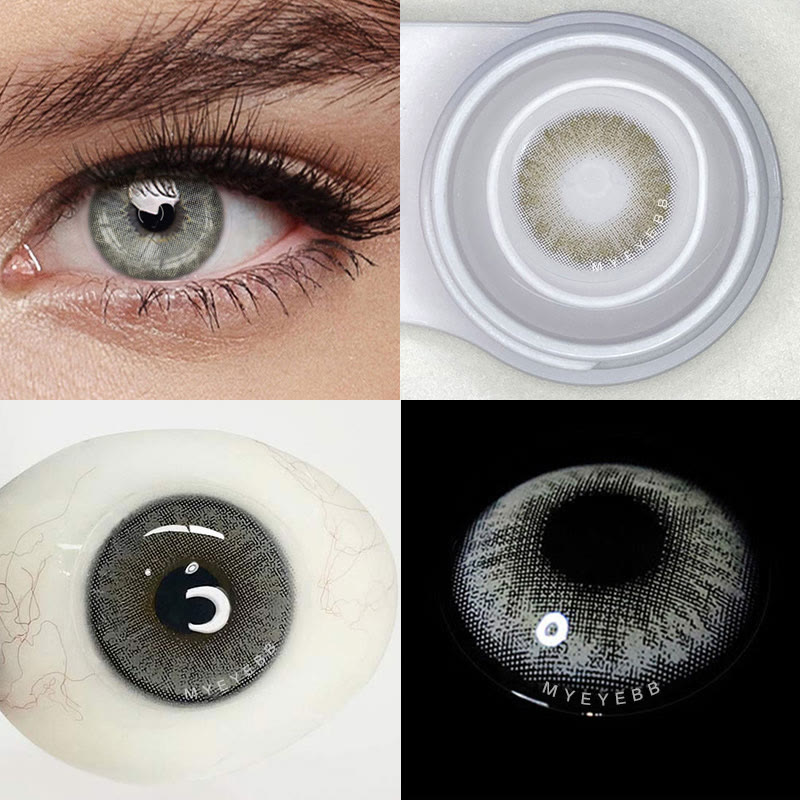 MYEYEBB Sydney Grey Prescription Colored Contact Lenses - image 3