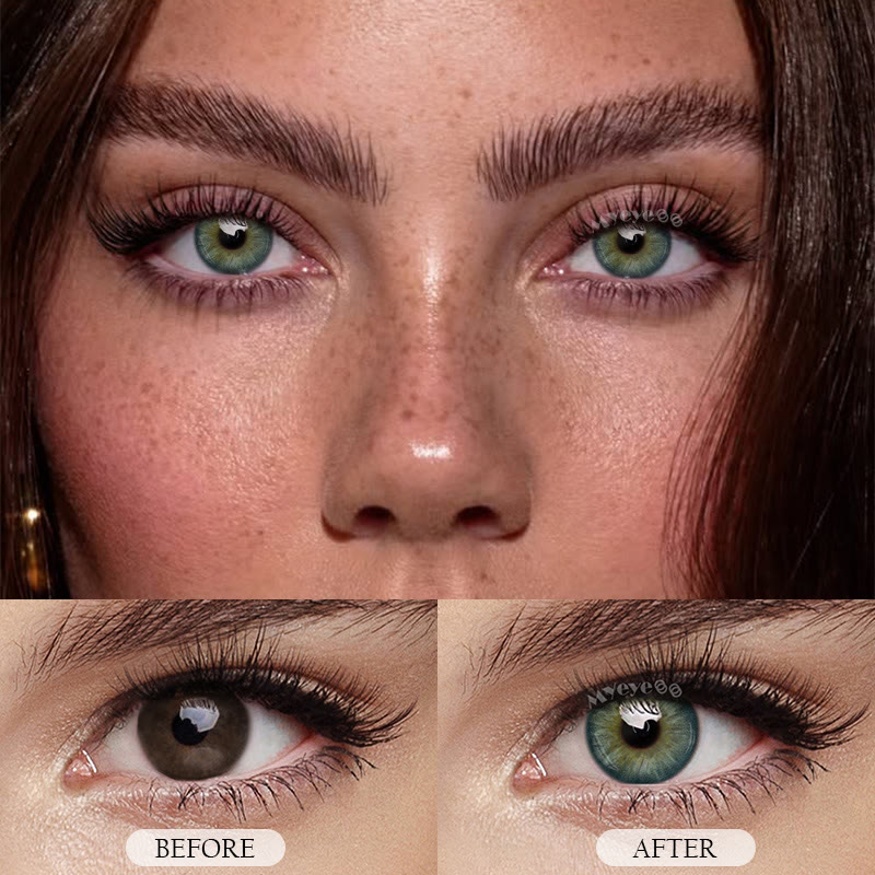 MYEYEBB Dew Blue Colored Contact Lenses - image 6