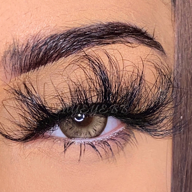 MYEYEBB Cocoa Brown Prescription Colored Contact Lenses - image 3