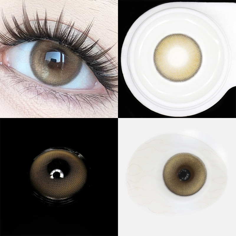 MYEYEBB Butter Hazel Brown Colored Contact Lenses - image 4