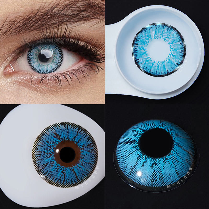 MYEYEBB Wild Nature Blue Prescription Colored Contact Lenses - image 8