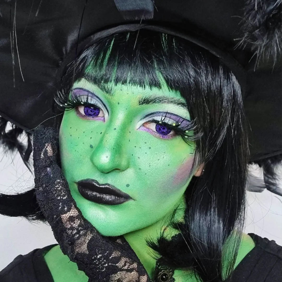 MYEYEBB Blind Ciel's Contract Purple Cosplay Colored Contact Lenses - image 3