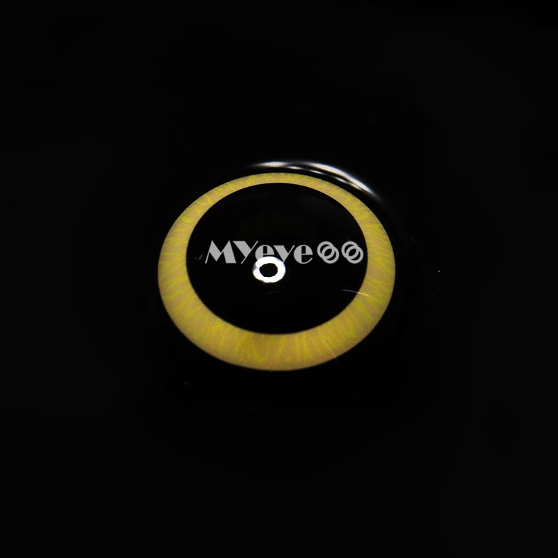 MYEYEBB Nebulos Yellow Cosplay Colored Contact Lenses - image 17