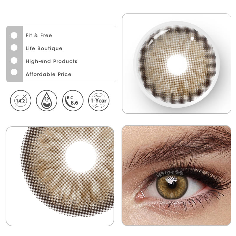 MYEYEBB Siren Iris Brown Colored Contact Lenses - image 5