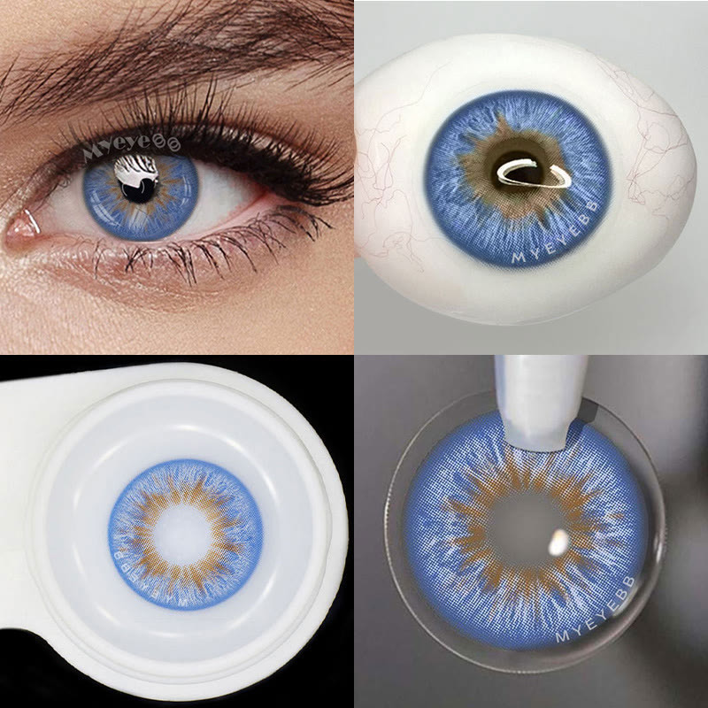 MYEYEBB Crush Blue Men Colored Contact Lenses-MYEYEBB