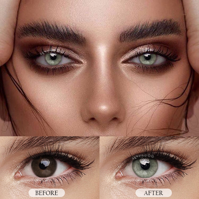 MYEYEBB Aurora Crystal Grey Colored Contact Lenses-MYEYEBB