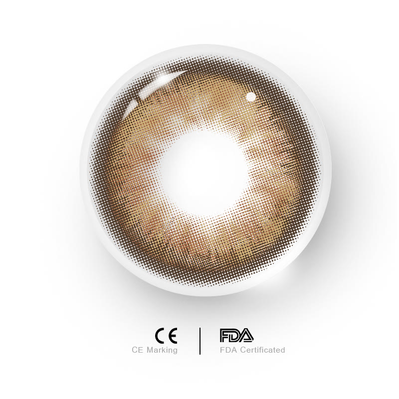 MYEYEBB Maldives Brown Colored Contact Lenses-MYEYEBB