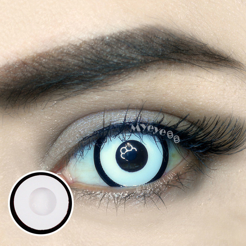 MYEYEBB White Manson Prescription Cosplay Colored Contact Lenses - image 16
