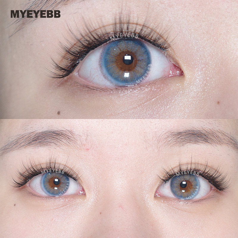 MYEYEBB Moonbeam I Blue Tomorrowland N1 Prescription Colored Contact Lenses - image 3