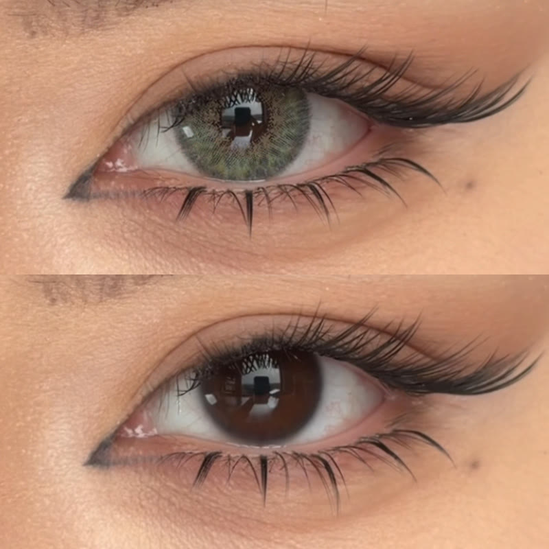 MYEYEBB Pro Petite Iris Grey Green Prescription Colored Contact Lenses - image 6