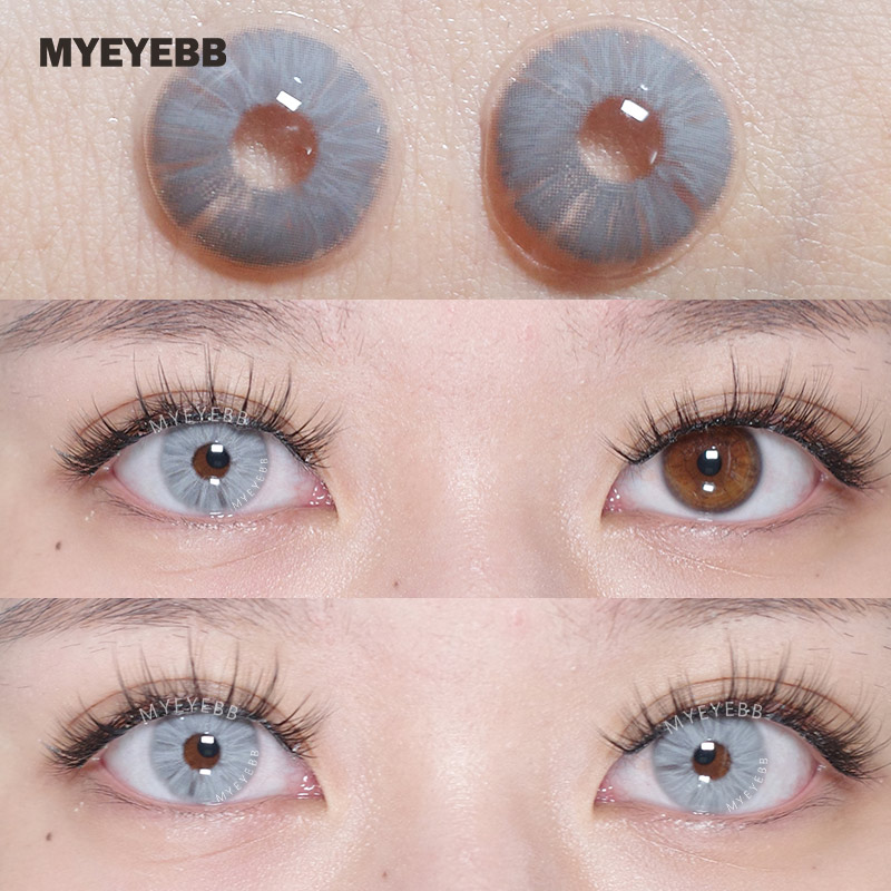 MYEYEBB Meta Grey Prescription Colored Contact Lenses - image 7