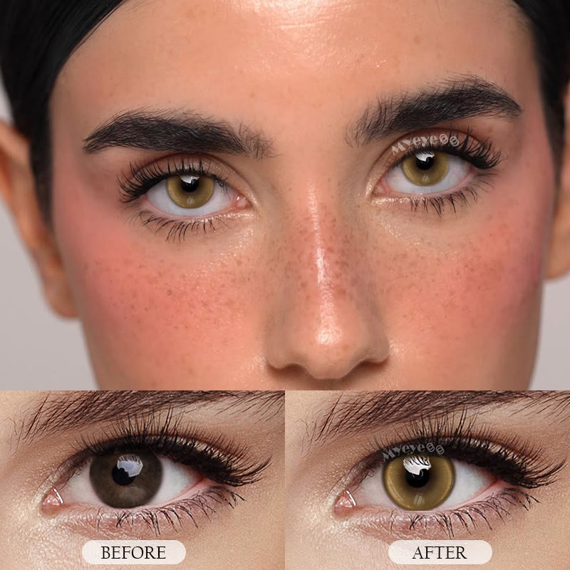 MYEYEBB Monaco Brown Prescription Colored Contact Lenses - image 3