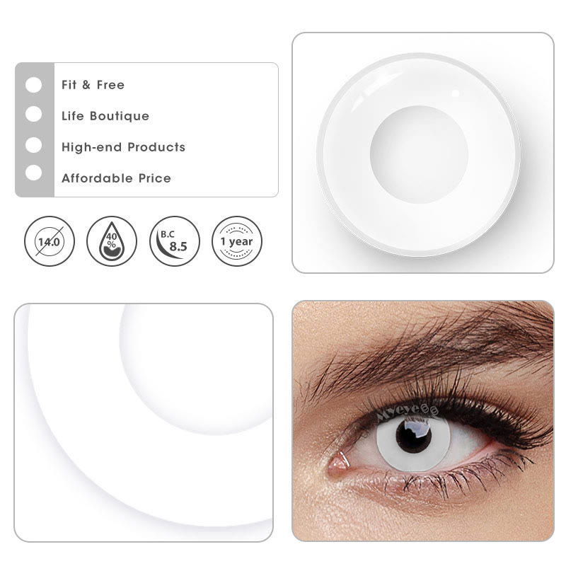 MYEYEBB White Block Prescription Cosplay Colored Contact Lenses - image 22