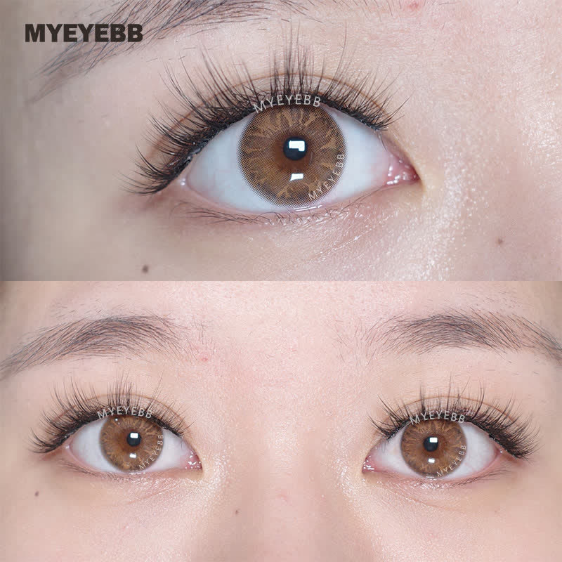 MYEYEBB Gem Tequila Brown Prescription Colored Contact Lenses - image 2