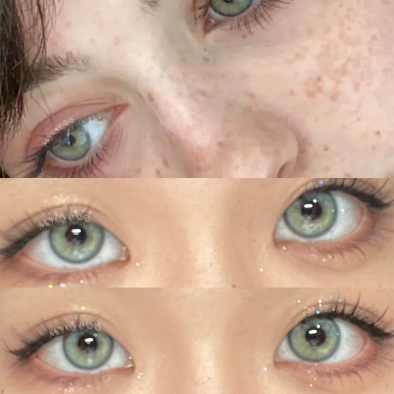 MYEYEBB Wild DNA Green Colored Contact Lenses-MYEYEBB