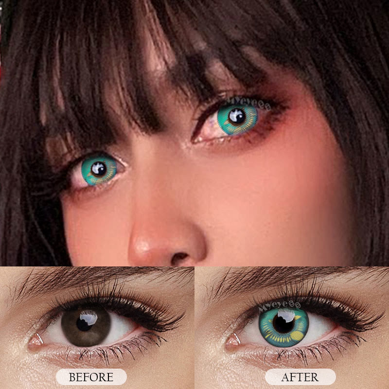 MYEYEBB Makomo Prescription Cosplay Colored Contact Lenses -MYEYEBB