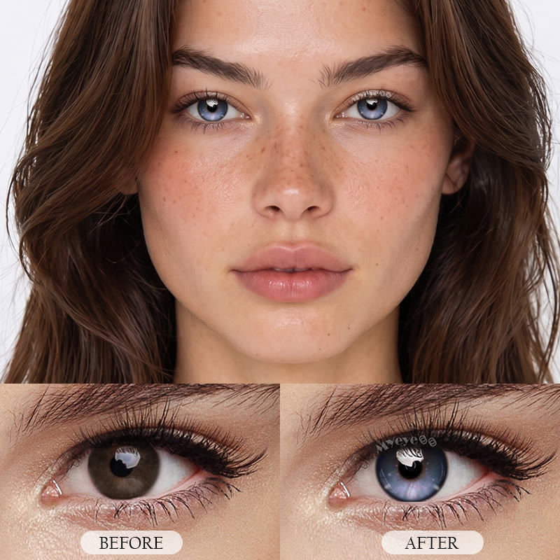 MYEYEBB Radiant Violet Colored Contact Lenses | 1 Day-10 Pcs - image 6